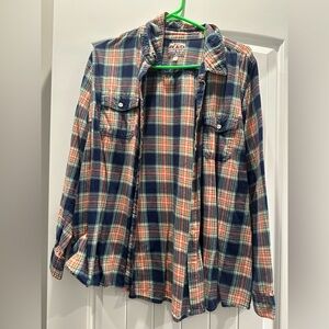 Old Navy Multicolor Plaid Shirt